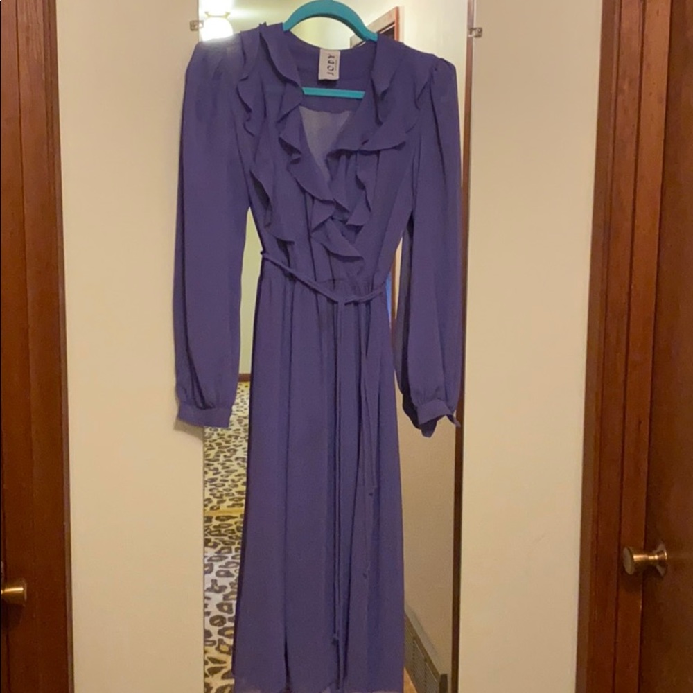 Vintage chiffon midi dress